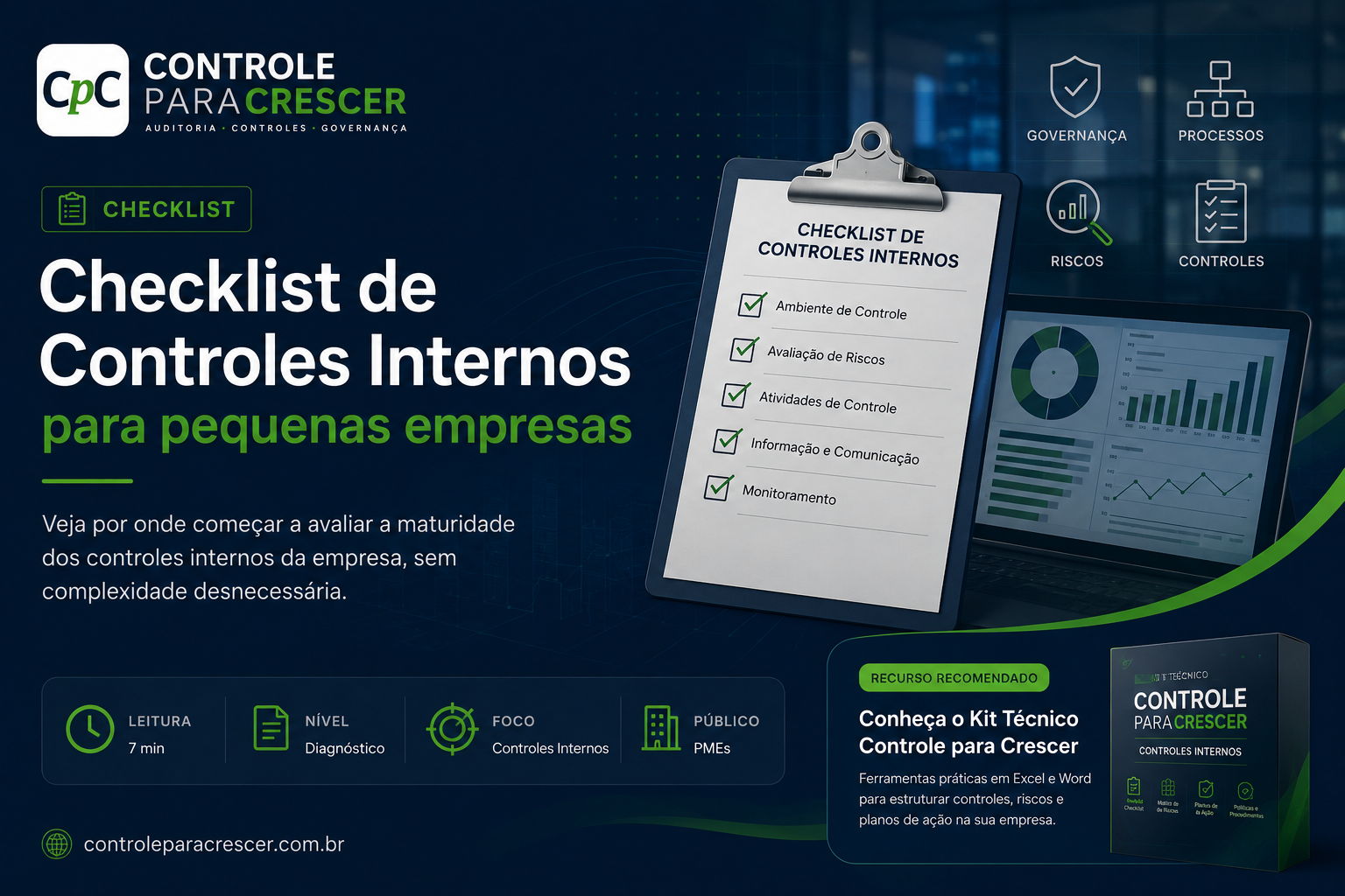 Checklist de Controles Internos para PMEs